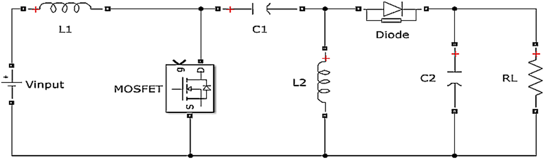 Figure 2: 
					The SEPIC model for highly stable conversion (Khather and Ibrahim 2020).
				