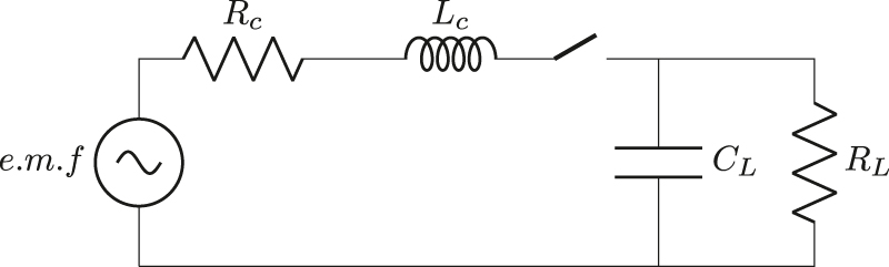 Figure 4: 
							Switching circuit of capacitive load.
						
