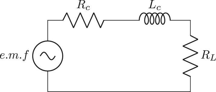 Figure 10: 
						Electrical side of EVEH for resistive load
					