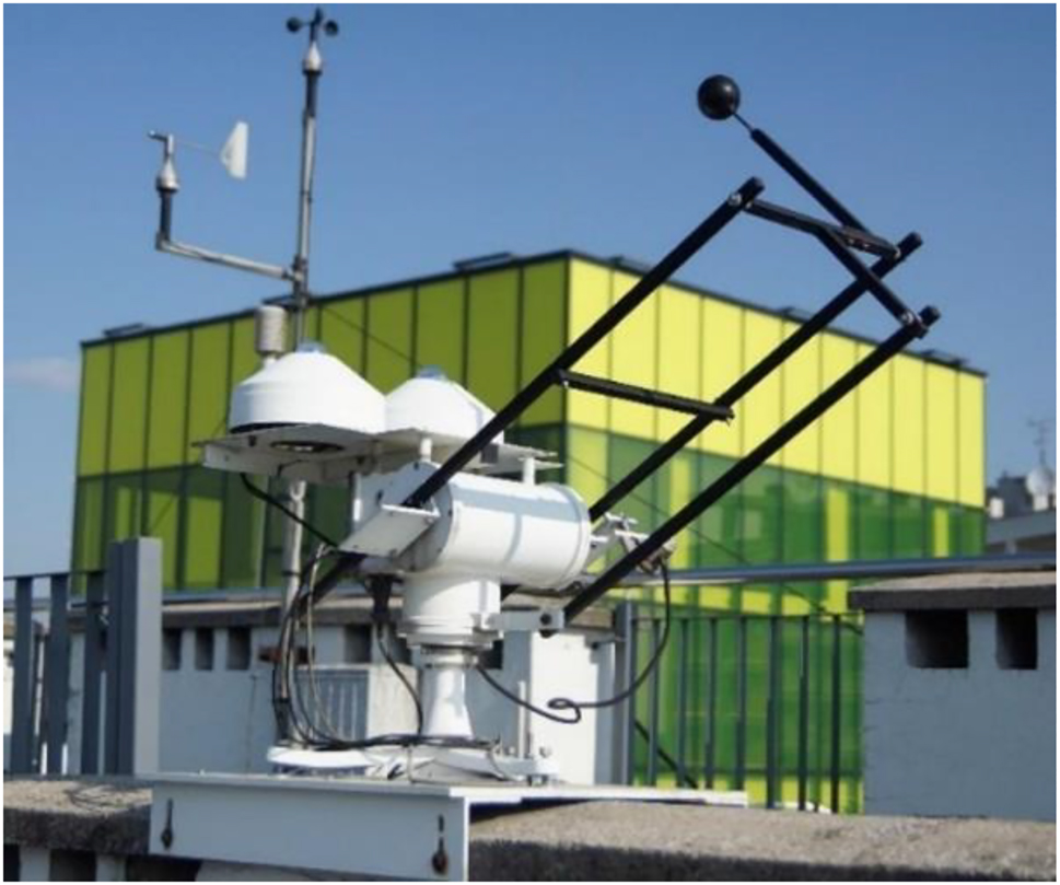Figure 2: 
Solar radiation measurement station.
