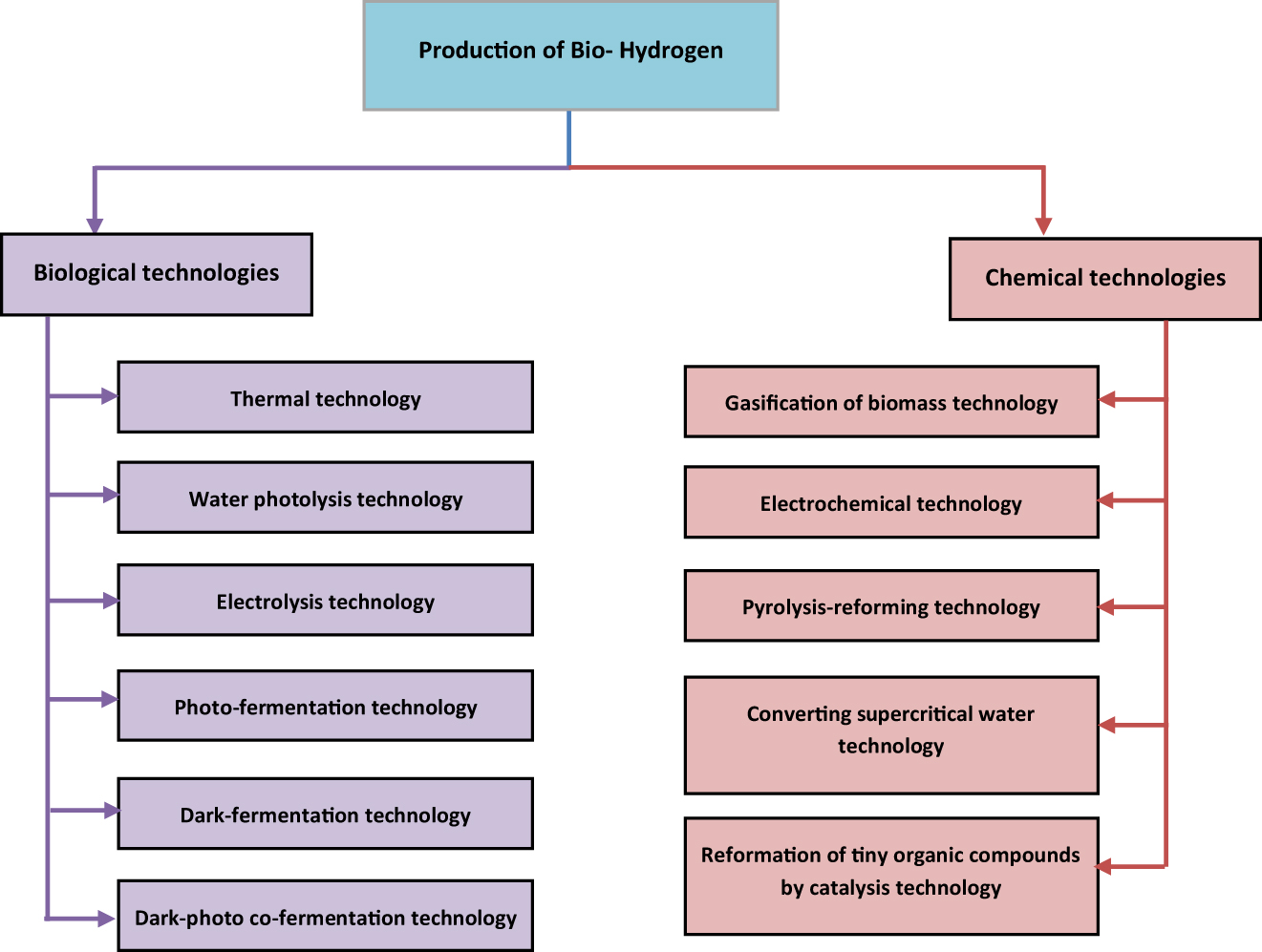 Figure 3: 
Depicts the categorization of biohydrogen generation.
