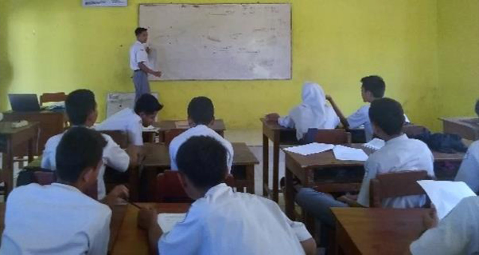 Figure 7 Student present practical results.