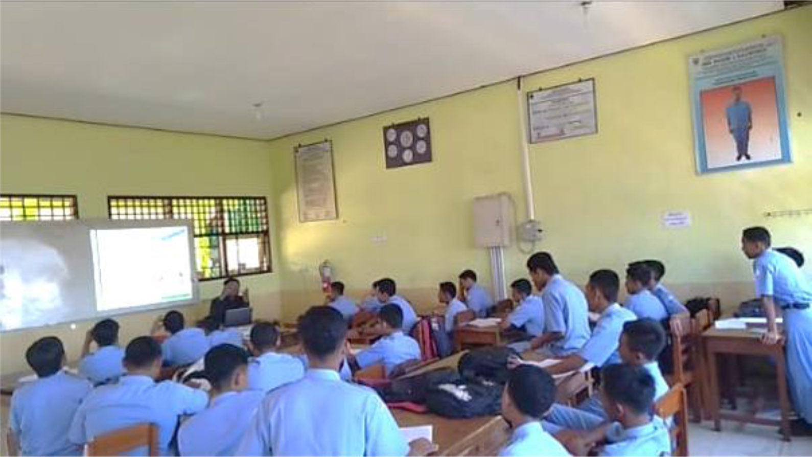 Figure 8 The situation during the learning process.