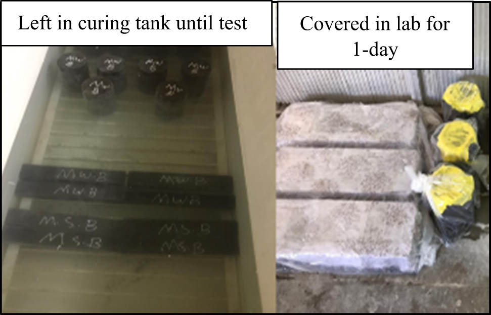 Figure 3
Curing samples.