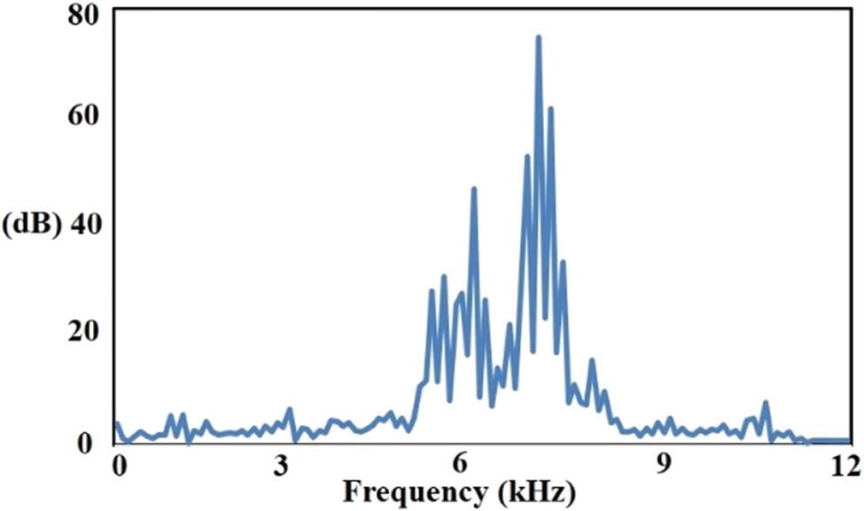 Figure 20
Frequency domain signal (broken external race).
