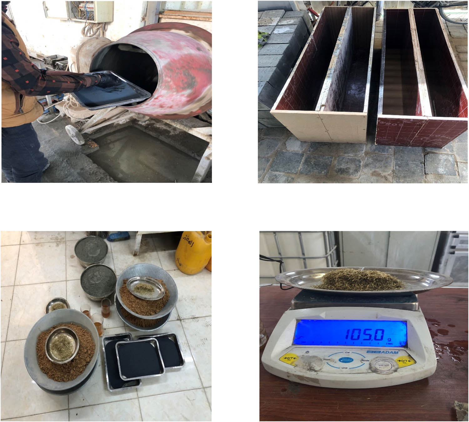 Figure 2 
               Specimens preparation and materials of RPC.
            