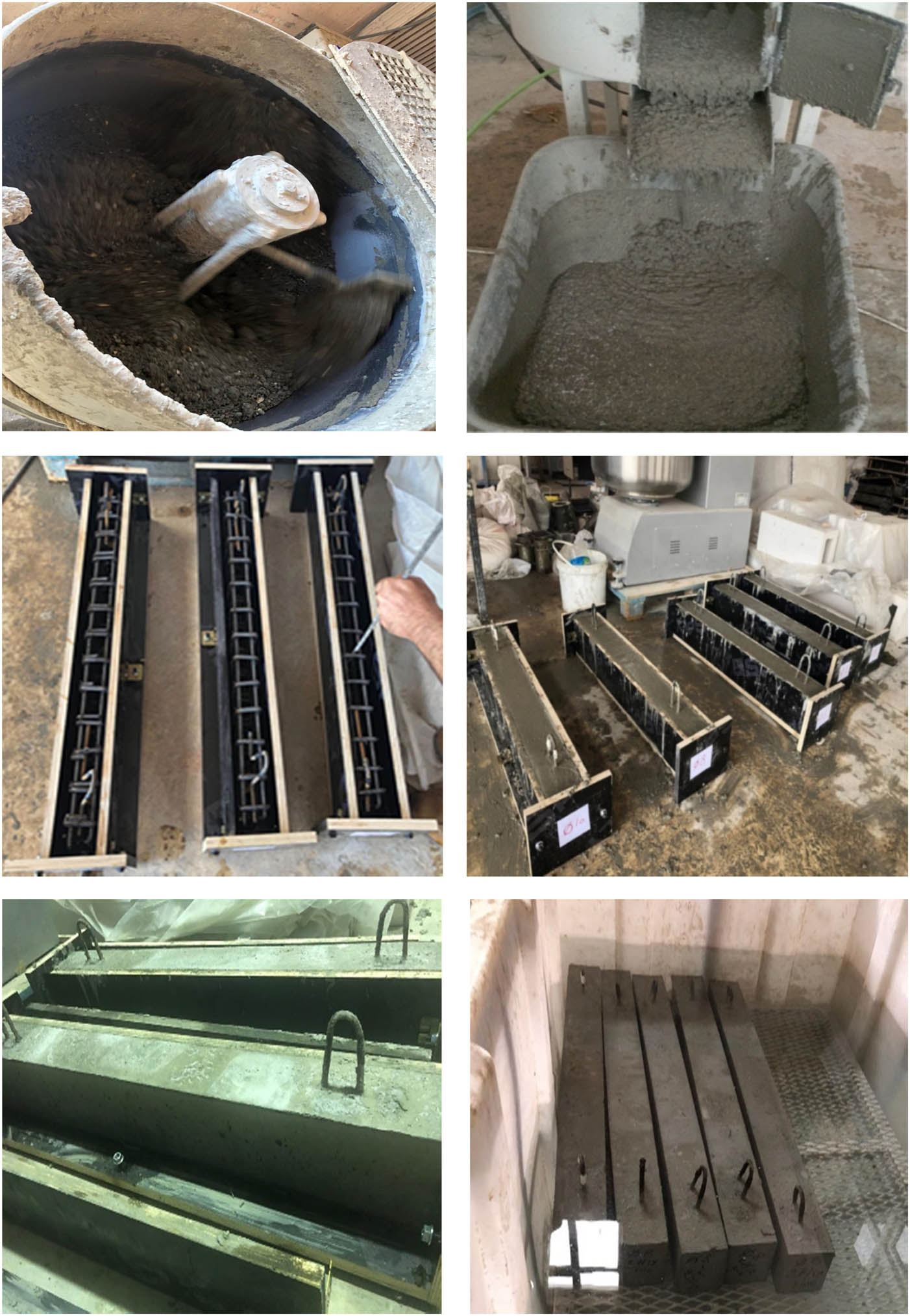 Figure 7 
                  Steps casting and curing.
               