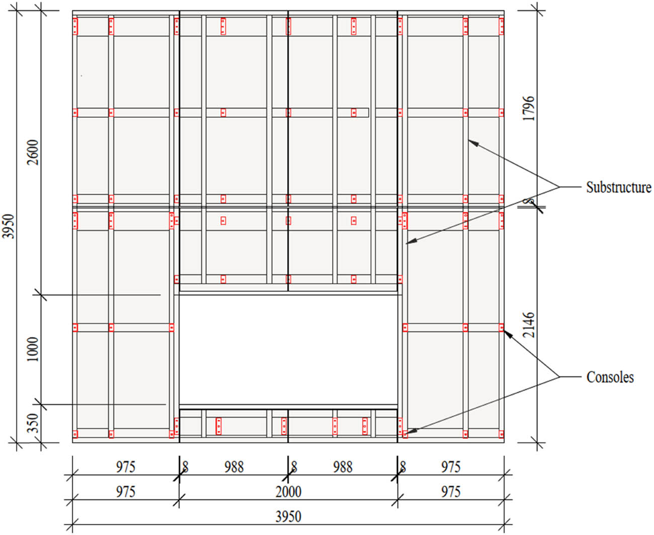 Figure 3 
                  Diagram of the full-scale fire simulation setup.
               