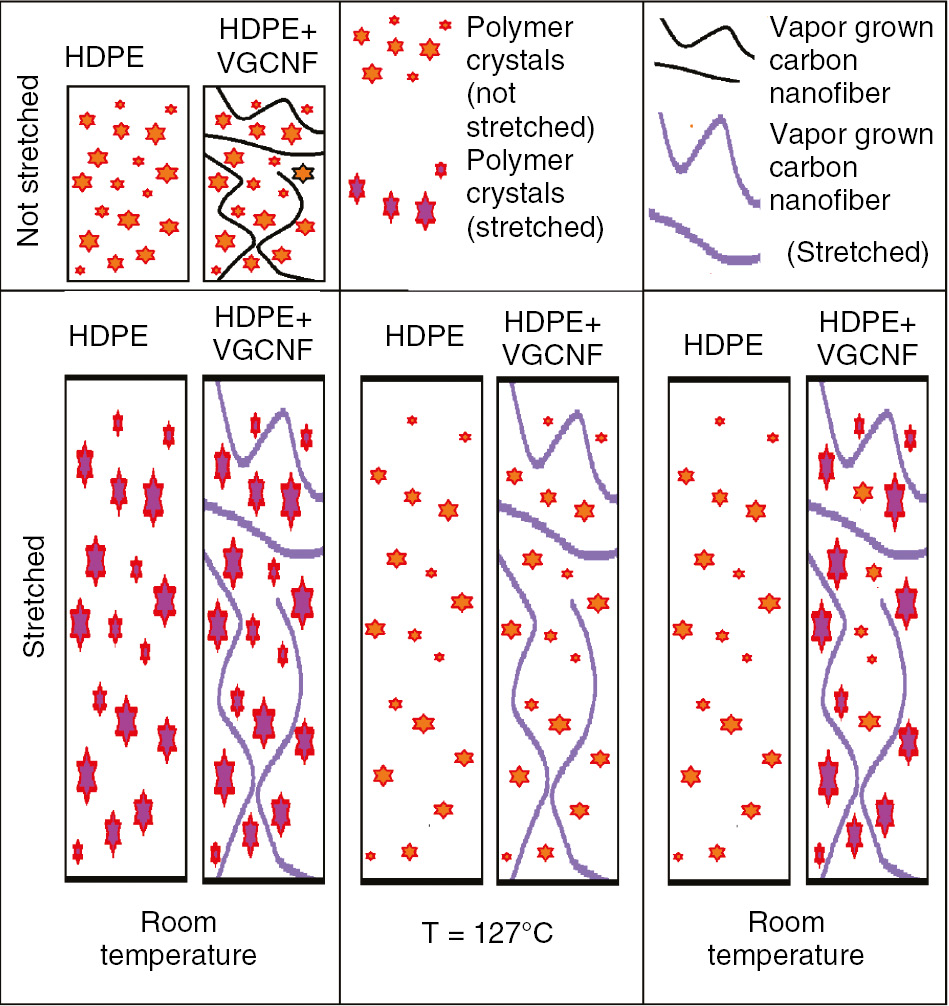 Figure 11: The main steps of the observed memory effect.