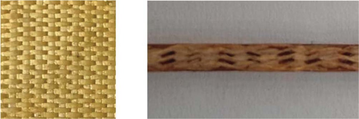 Figure 1 Pictures of the cured 2.5D quartz fiber reinforced boron phenolic resin composite sample.