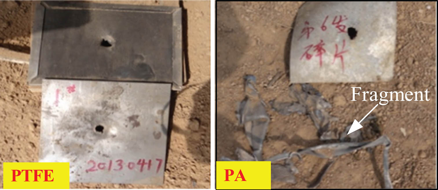 Figure 7 Effect of polymer expansive jet impacting ERA.
