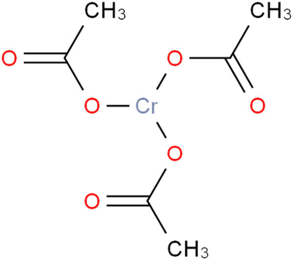 Scheme 1 Structure of chromium(iii) acetate.