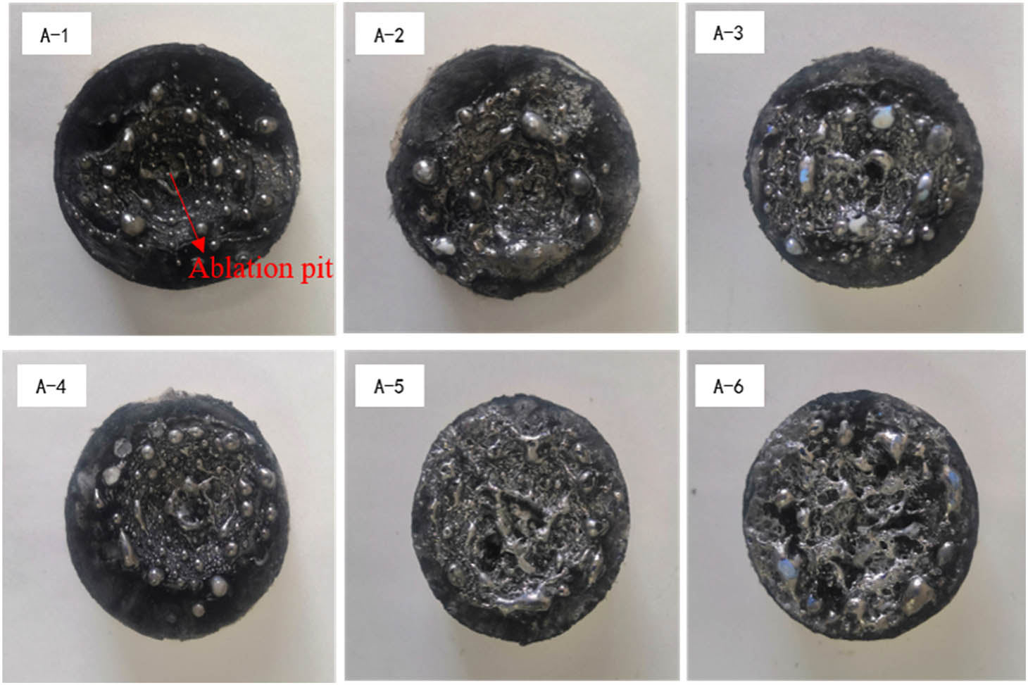 Figure 5
Surface morphology of composites.