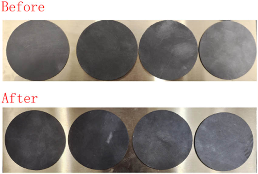 Figure 11 
                     Comparison before and after aging.
                  