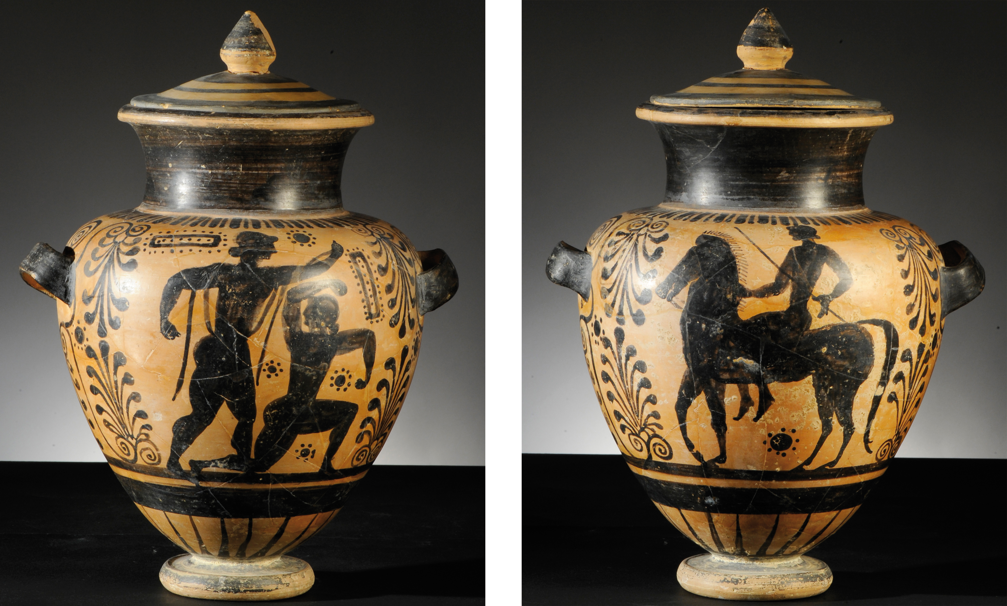 Fig. 23 Etruscan silhouette style stamnos from Orvieto, Volterra MG 1505. With permission, Museo Etrusco Guarnacci.