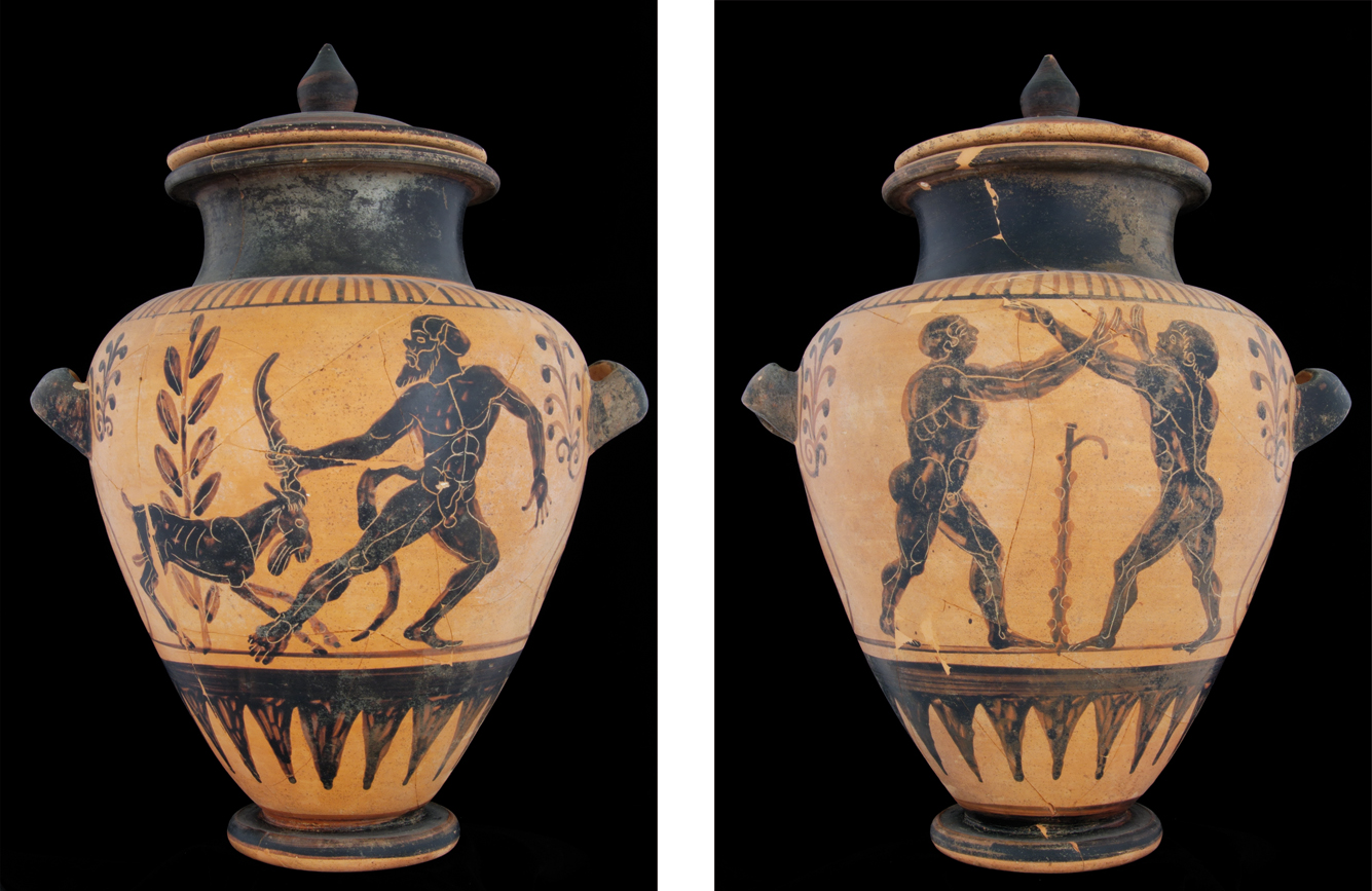 Fig. 24 Etruscan silhouette style stamnos, Chianciano Terme 229519. With permission, Museo Civico Archeologico, Chianciano Terme.