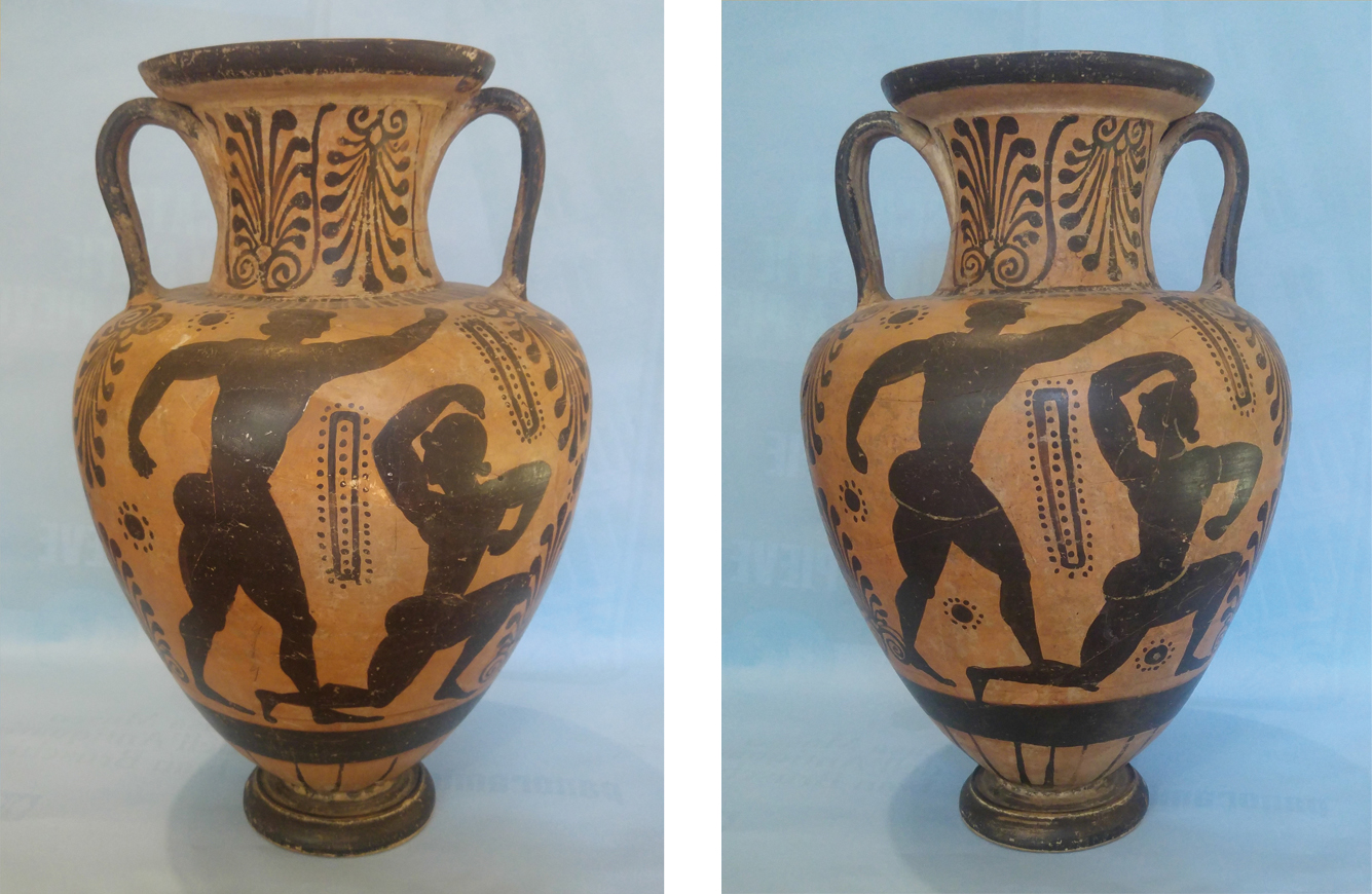 Fig. 25 Etruscan Silhouette style amphora from Arezzo, Casa Museo Bruschi inv. AC 1135. ©Foundazione Ivan Bruschi. With permission Casa Museo Bruschi.