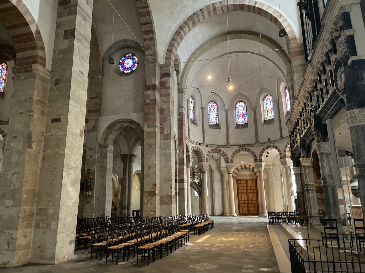 Figure 8: Church of St Maria im Kapitol, Cologne, Current State Begun c. 1040 with later Changes and Twentieth-Century Reconstruction following War Destruction, View towards South. Photo: Author.