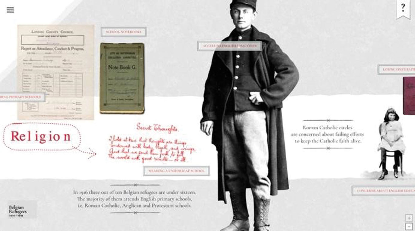 Image 5 Belgian Refugees “Religion” branch screenshot (belgianrefugees14–18 2017)