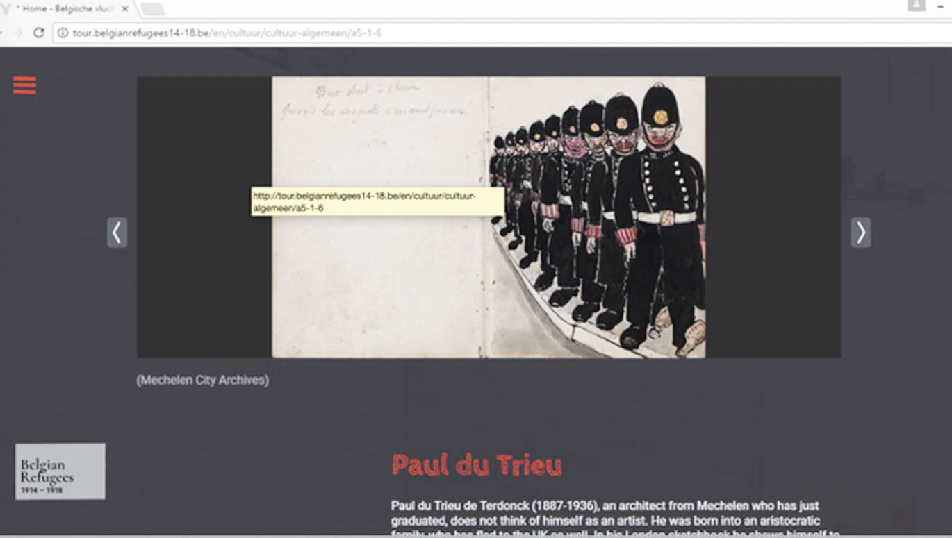 Image 6 Belgian Refugees pop-up content (belgianrefugees14–18 2017)