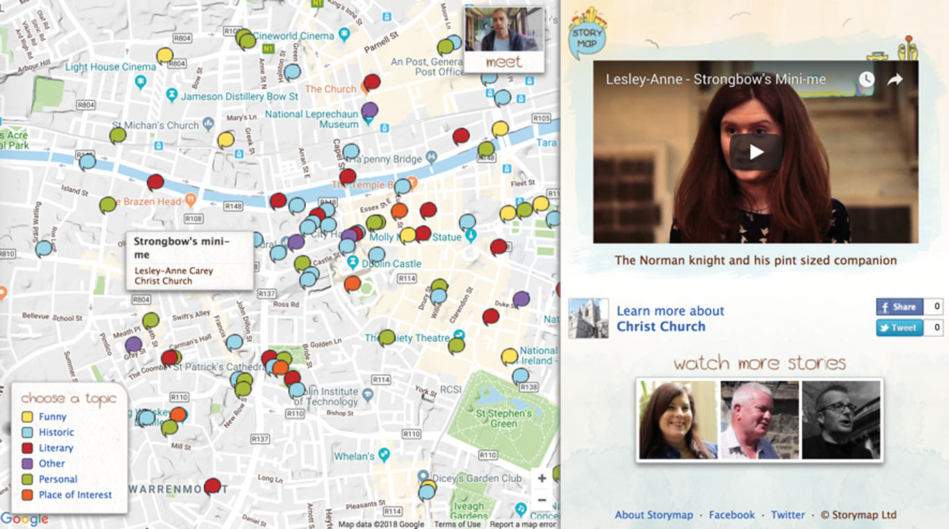 Image 8 Storymap video selection screenshot (Storymap 2017)
