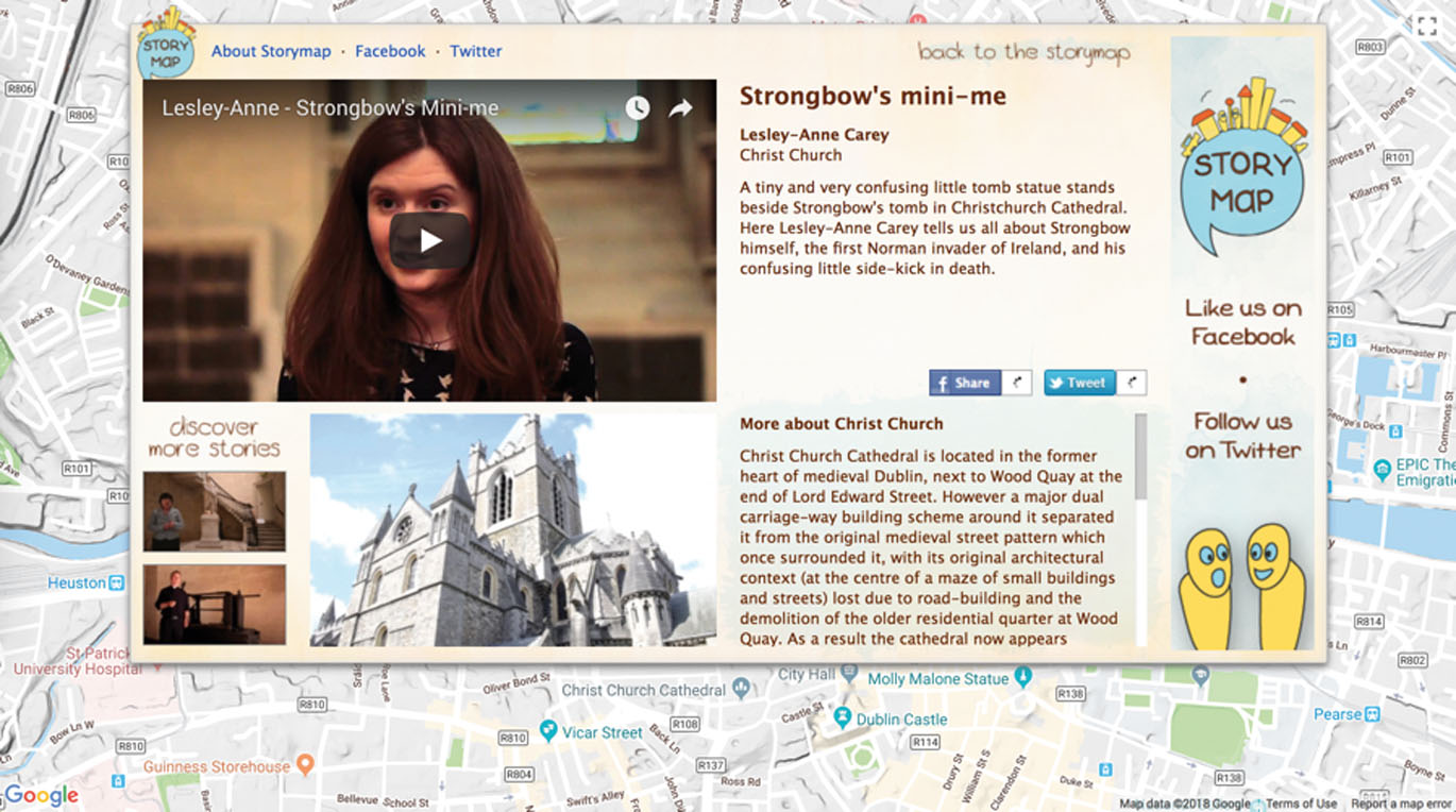Image 9 Storymap “learn more about Christ Church” screenshot (Storymap 2017)