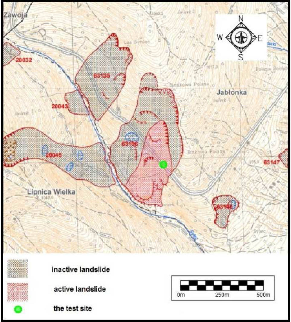 Figure 1 Landslide location [2].