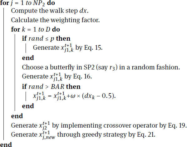 Algorithm 2 SABA operator