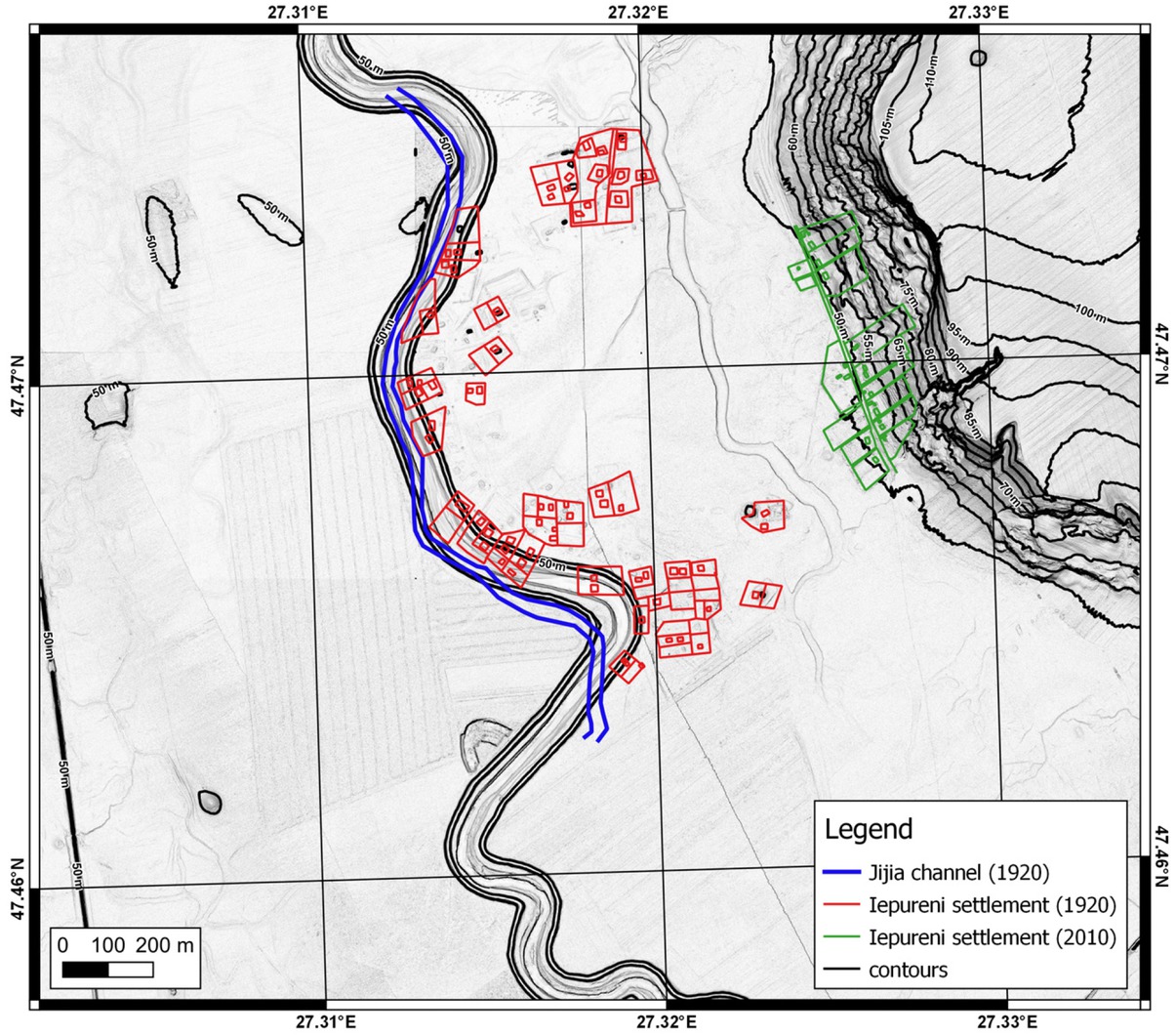 Figure 9 Cartographic representation of the Iepureni settlement.