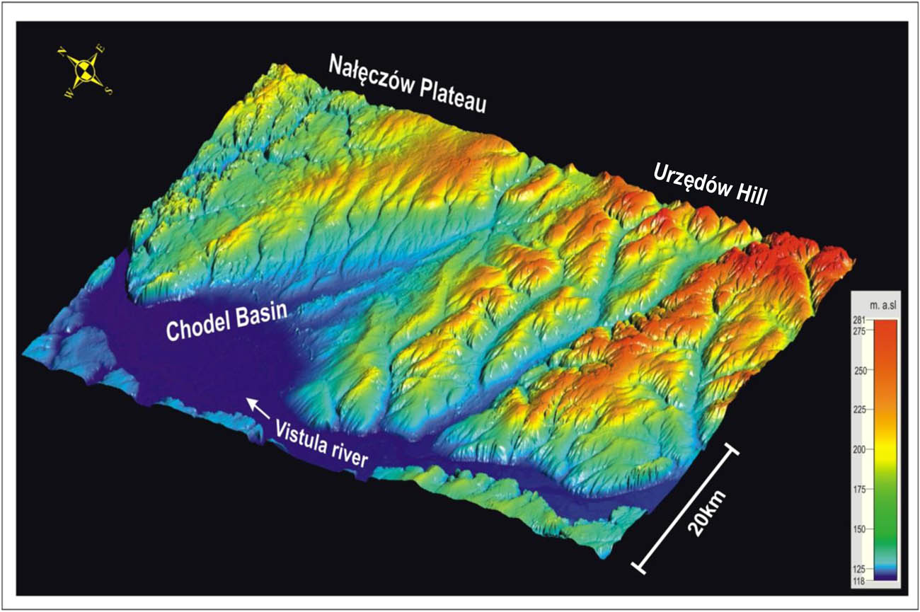 Figure 3 The geomorphological setting of the study site.