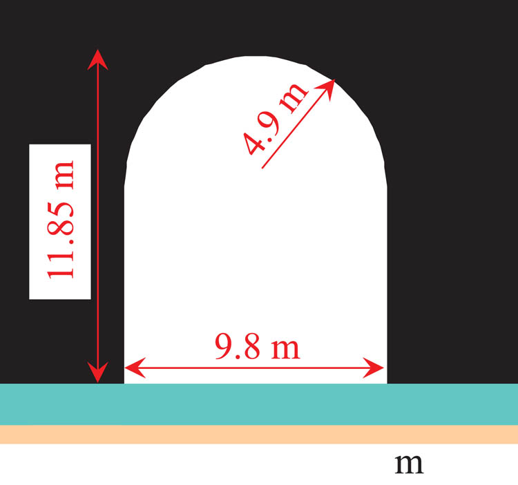 Figure 3 Chamber dimensions.