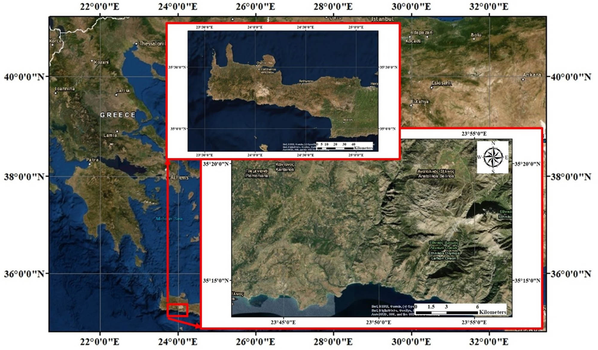 Figure 1
Location of the Sougia catchment, Crete island, Greece.