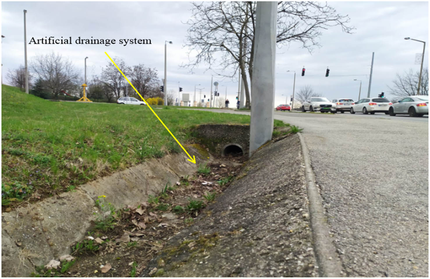 Figure 10
Drainage ditch (artificial systems) to diminish slope water infiltration.