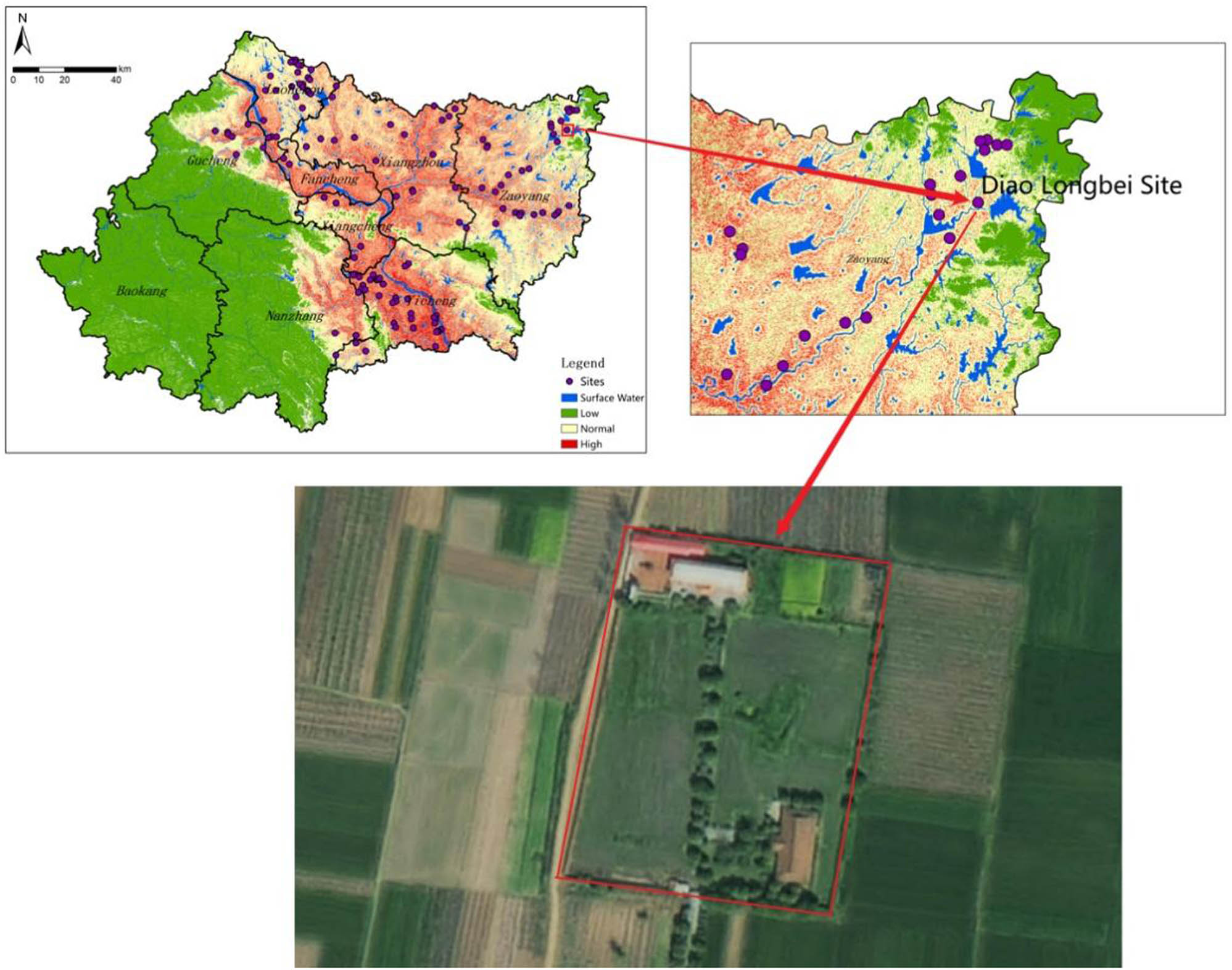 Figure 12
Verification of the location of the archaeological site at the Fenghuangzui site.
