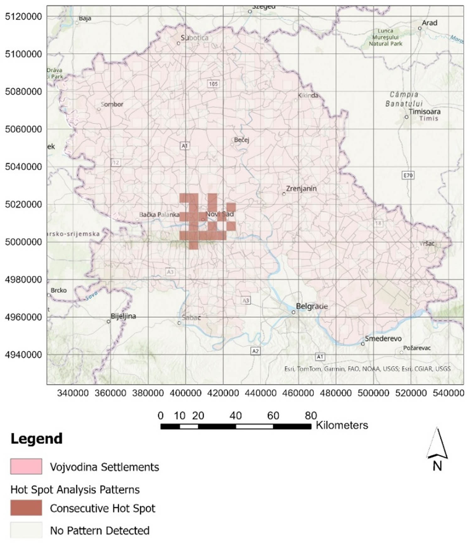 Figure 14
Map of Emerging HSA.