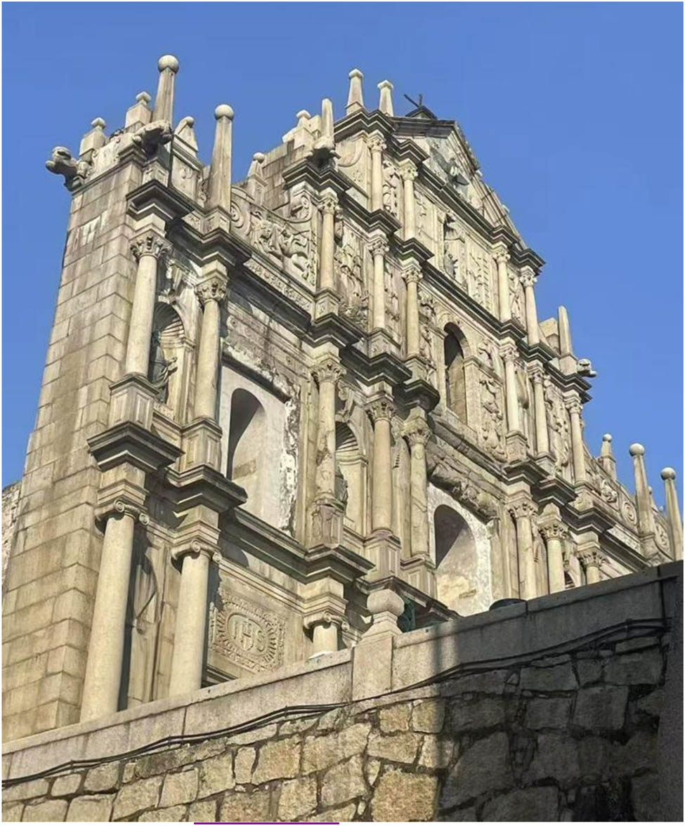 Figure 3 
                  Ruins of St. Paul’s.
               