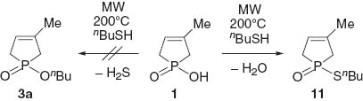Scheme 7 MW-assisted direct esterification with thiobutanol.