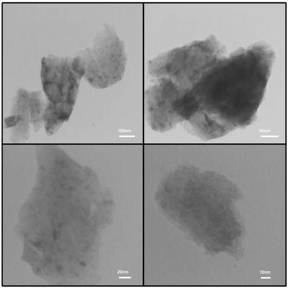 Figure 6 TEM images of the CuFe2O4 MNPs.
