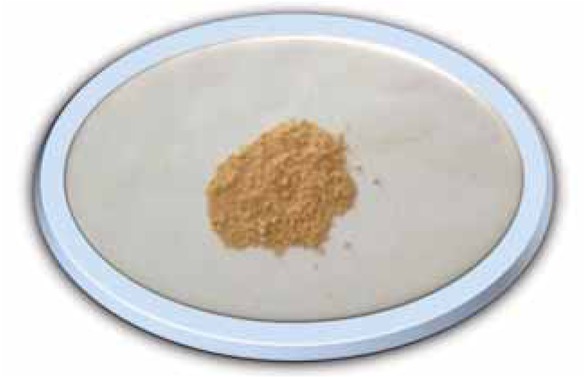 Figure 1 Zingiber officinale root powder (synthesised from Zinger root).