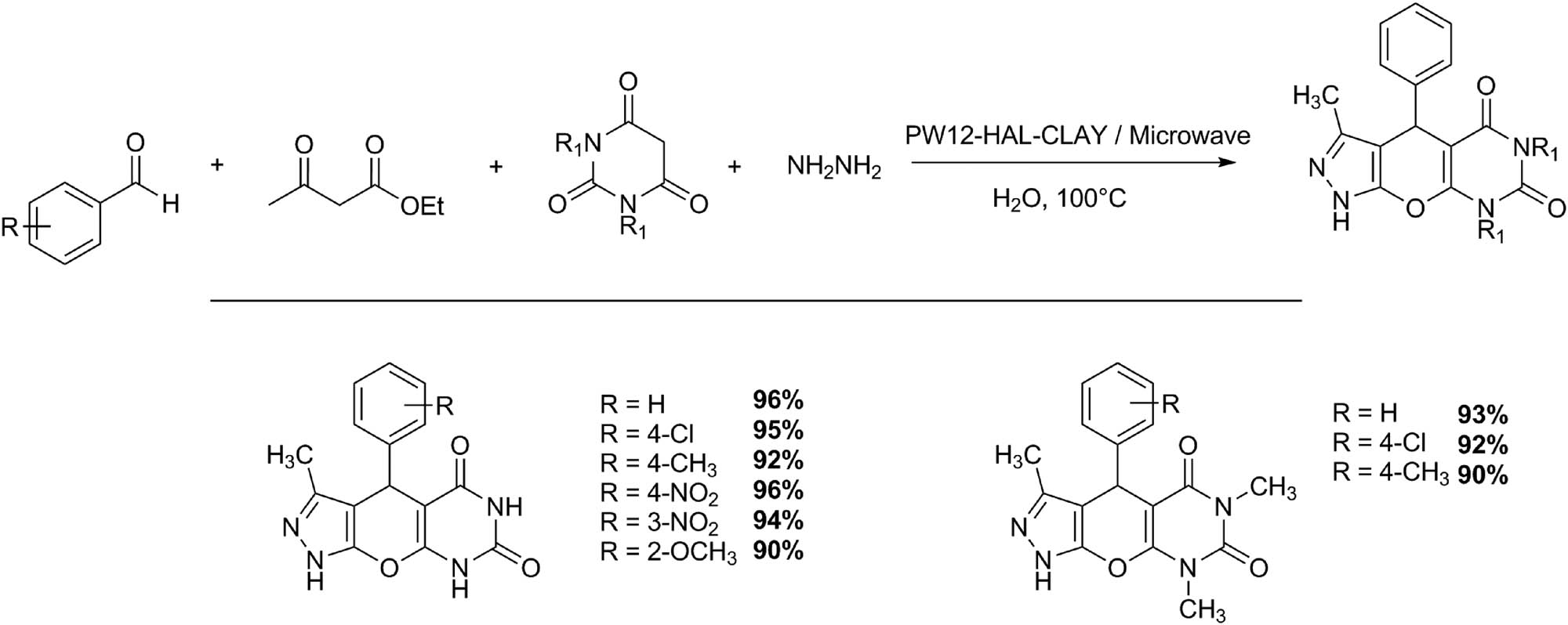 Scheme 10 
               Synthesis of pyrazolopyranopyrimidines.
            