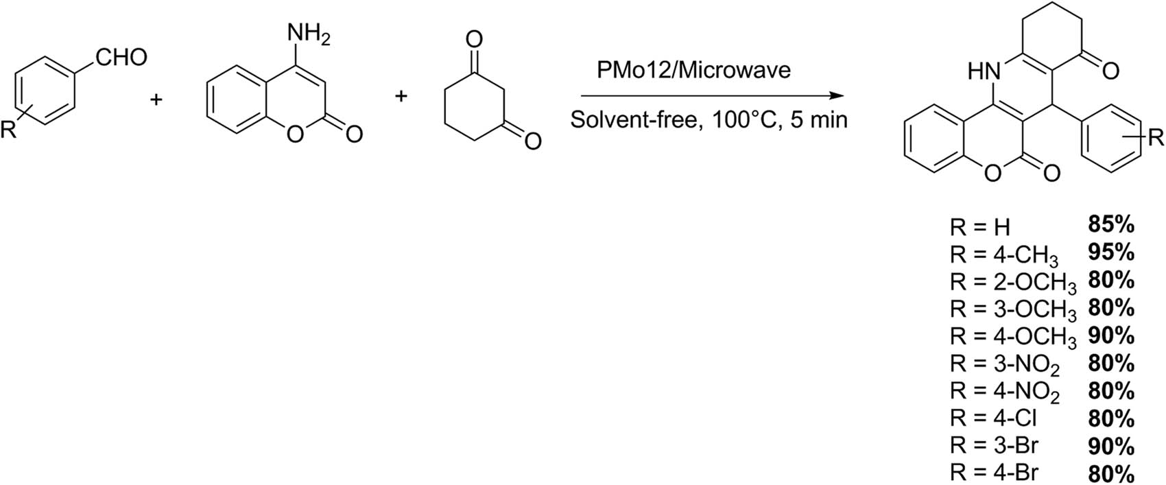 Scheme 20 
               Synthesis of chromeno[4,3-b]quinolones.
            