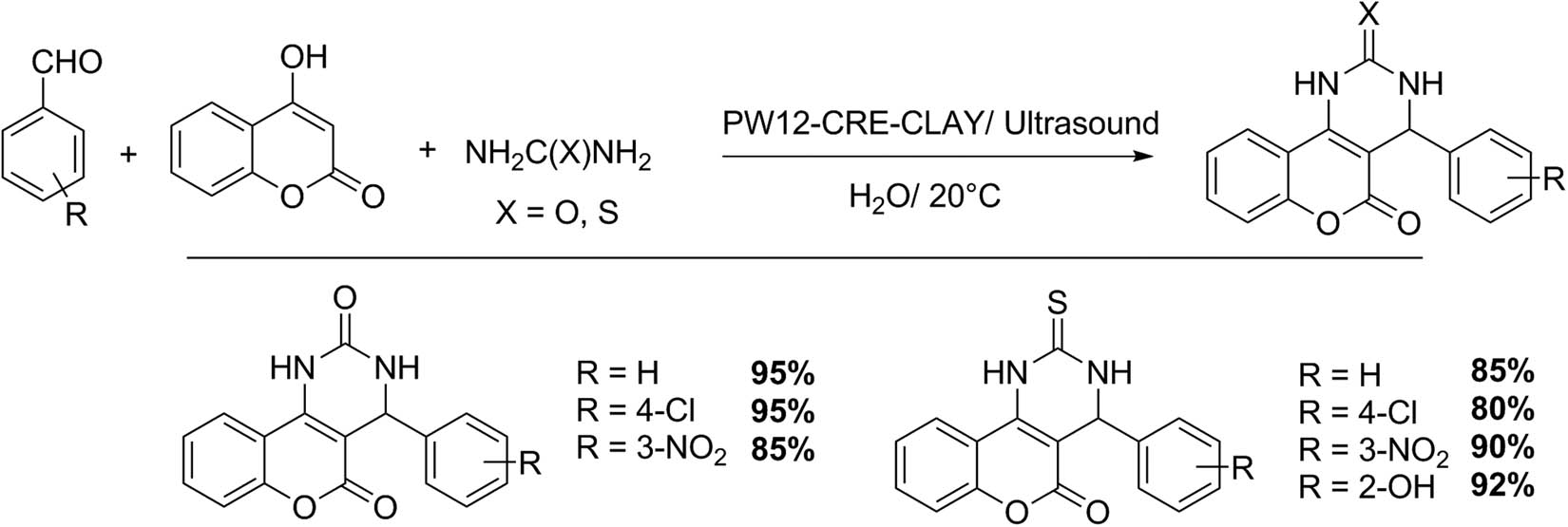 Scheme 36 
               Benzopyranopyrimidine synthesis.
            
