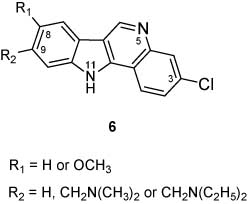 Figure 8 Substituted indolo[3,2-c]quinoline derivatives 6.
