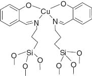 Figure 1 Structure of catalyst Cu(II)-Schiff base/SBA-15.
