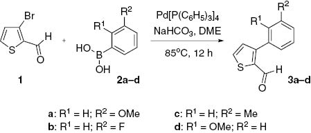 Scheme 1 Synthesis of compounds 3a–d.