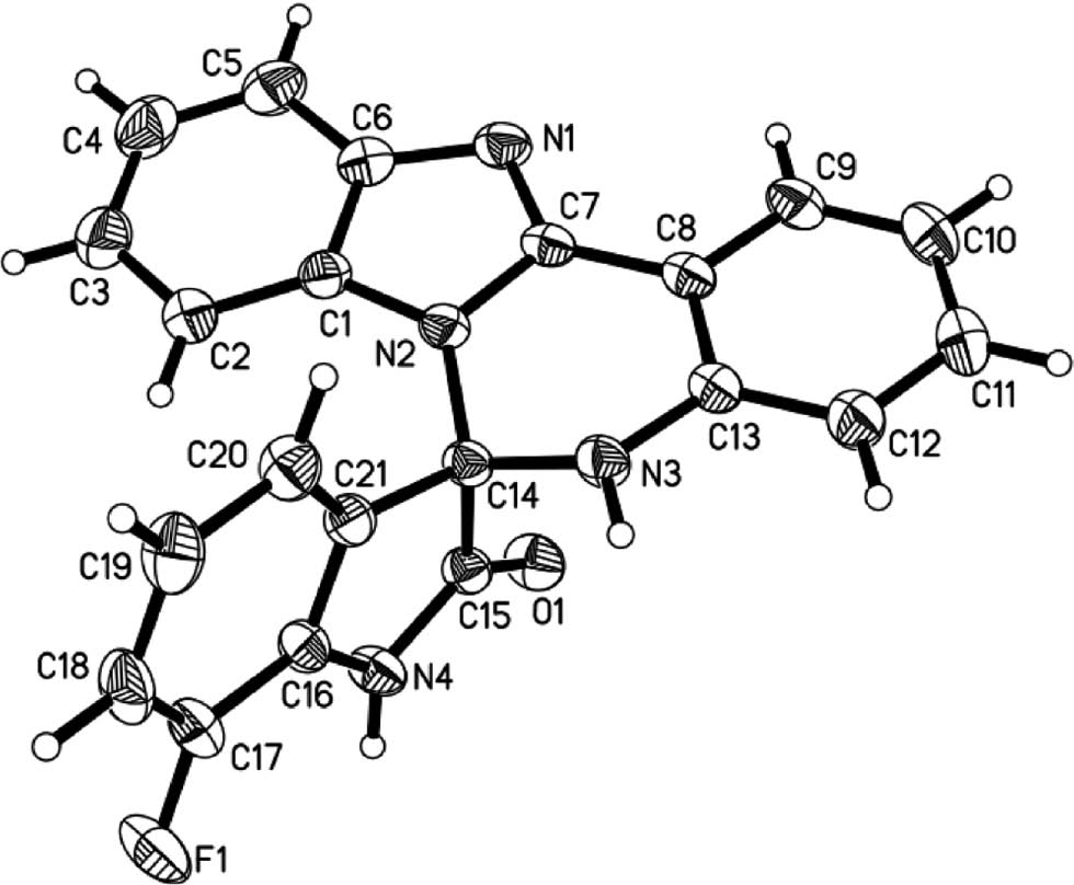 Figure 2 The crystal molecular structure of 3i.