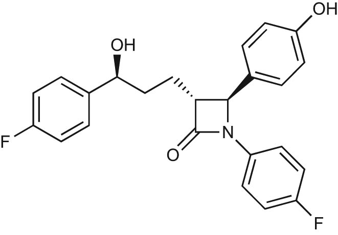 Figure 2 
               Ezetimibe structure.
            