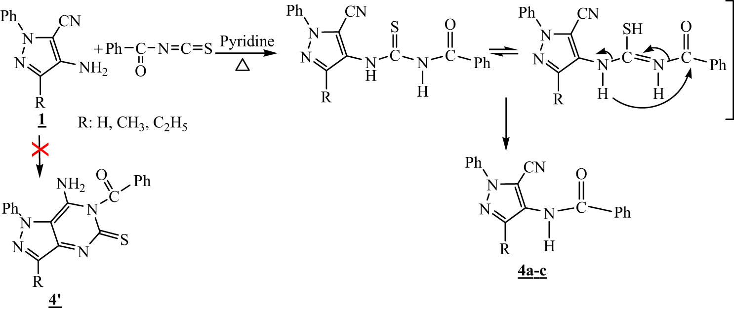 Scheme 2
Synthesis of benzamide.
