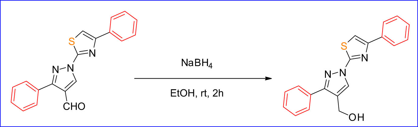 Scheme 3 
                     NaBH4 as a reducing agent.
                  
