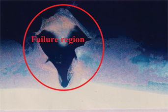 Figure 2 As received failed region of primary superheater tube